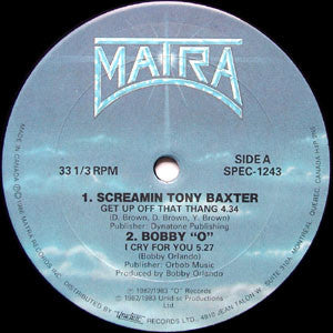 Various : Get Up Off That Thang / I Cry For You / My Girl / Givin' Up (12")