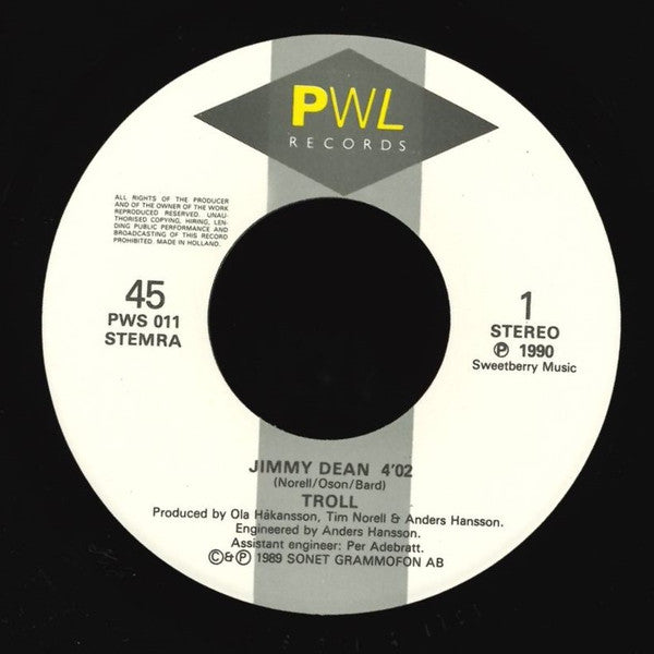 Troll (5) : Jimmy Dean (7", Single)