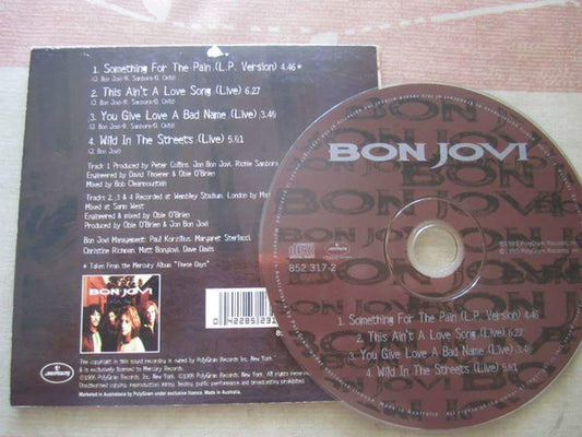 Bon Jovi : Something For The Pain (CD, Single, Car)