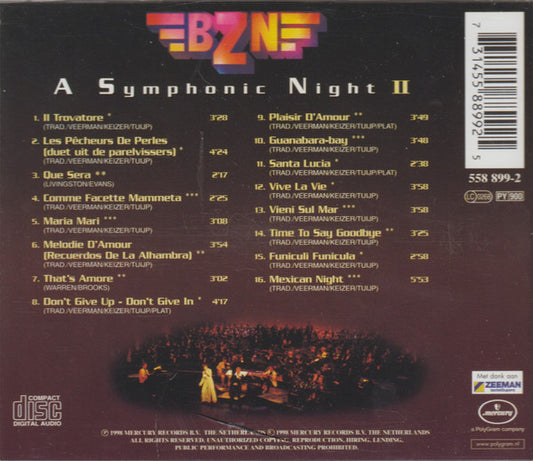 BZN : A Symphonic Night II (CD, Album)