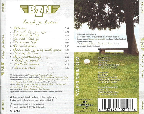 BZN : Leef Je Leven (CD, Album)