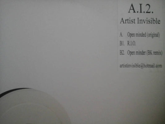 Artist Invisible : Open Minded (12", W/Lbl)