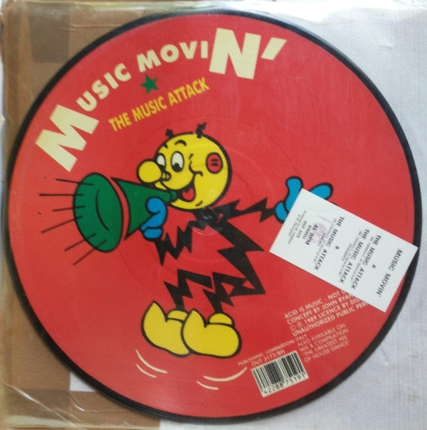 Music Movin' : The Music Attack (12", Pic)