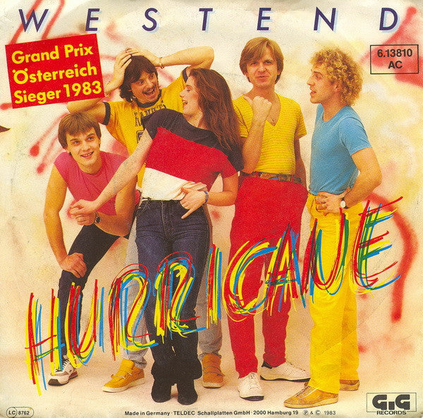 Westend : Hurricane (7", Single, Promo)