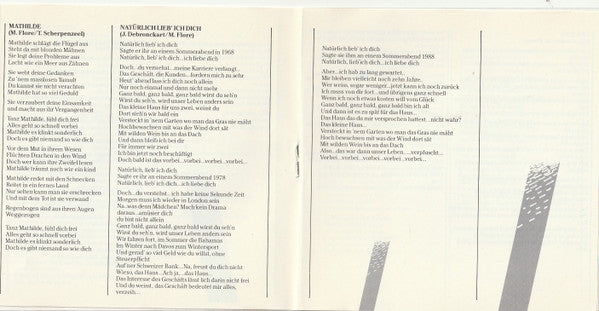 Marjol Flore : Doch Ich Leb' (CD, Album)