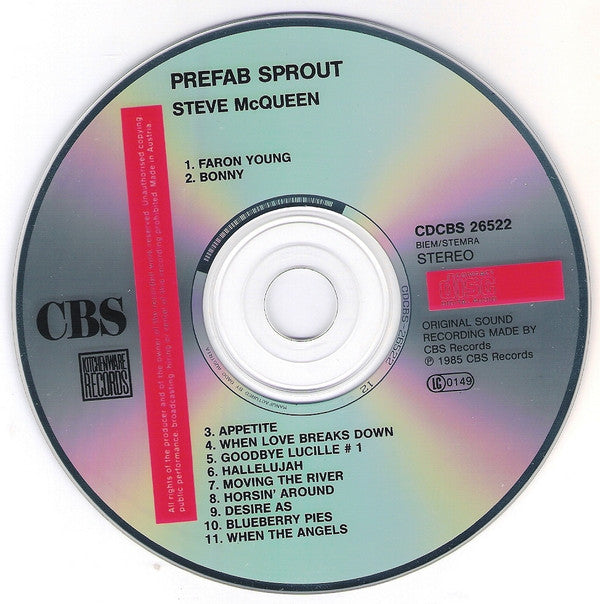 Prefab Sprout : Steve McQueen (CD, Album, RE)