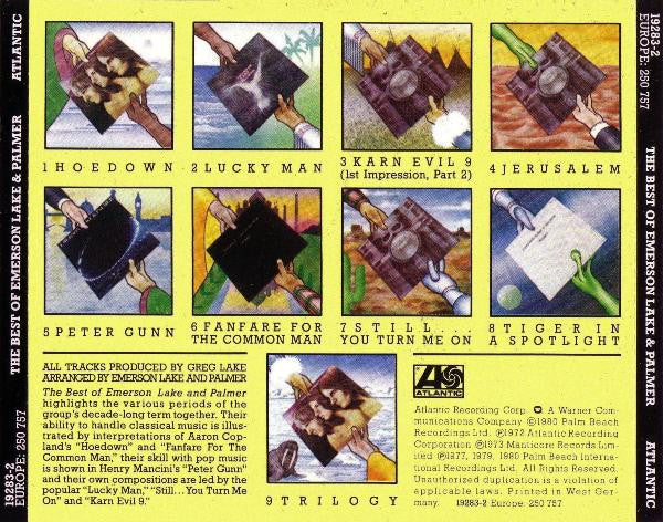 Emerson, Lake & Palmer : The Best Of Emerson Lake & Palmer (CD, Comp, RE, Tar)