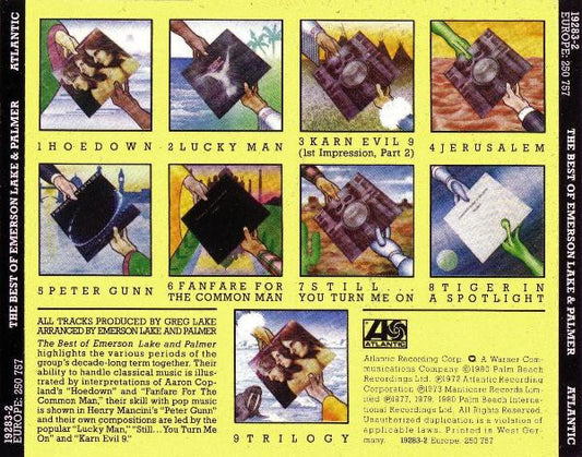 Emerson, Lake & Palmer : The Best Of Emerson Lake & Palmer (CD, Comp, RE, Tar)