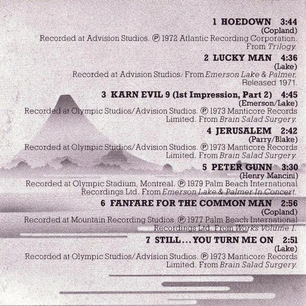 Emerson, Lake & Palmer : The Best Of Emerson Lake & Palmer (CD, Comp, RE, Tar)