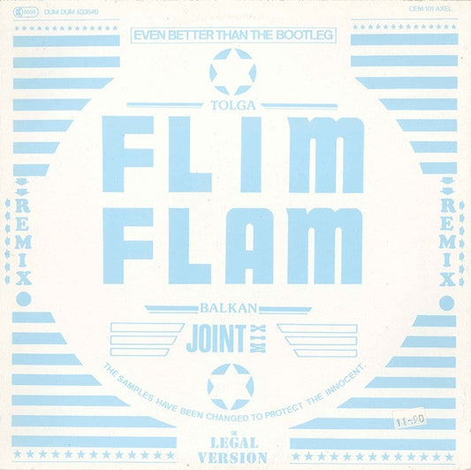 Tolga "Flim Flam" Balkan : Volume II (The Legal Version) (12", Mixed)