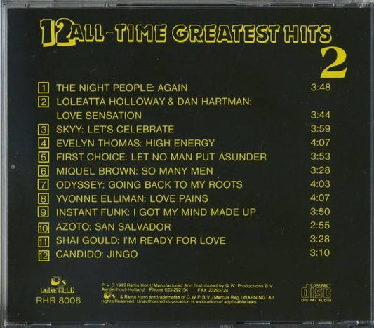 Various : 12 All-Time Greatest Hits 2 (CD, Comp)