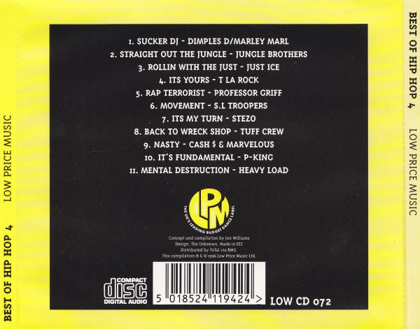 Various : Best Of Hip Hop (Volume Four) (CD, Comp)