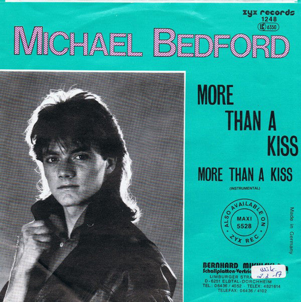 Michael Bedford : More Than A Kiss (7", Single)