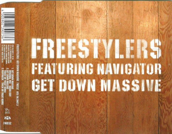 Freestylers Featuring Navigator : Get Down Massive (CD, Maxi)
