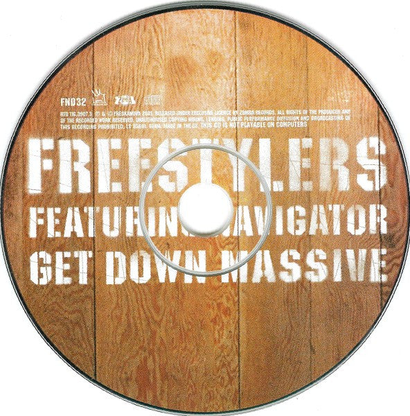Freestylers Featuring Navigator : Get Down Massive (CD, Maxi)