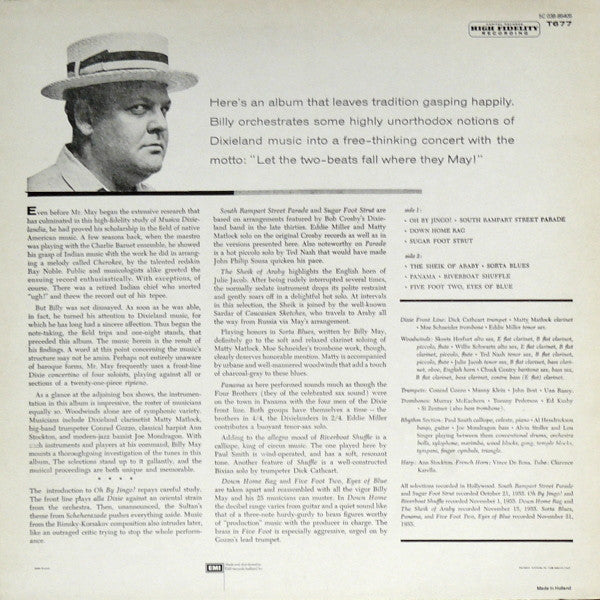 Billy May And His Orchestra : Sorta-Dixie! (LP, Album, Mono)