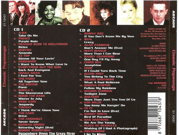 Various : Classic Popsongs (2xCD, Comp)