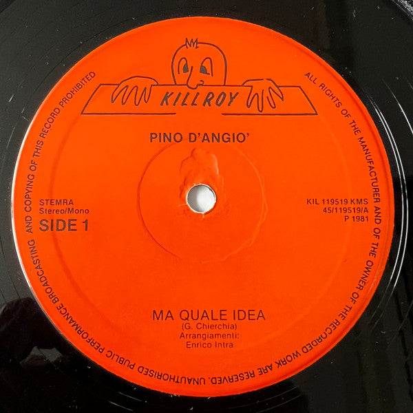 Pino D'Angiò : Ma Quale Idea (12", Maxi)