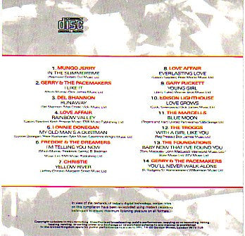 Various : No.1's Of The Sixties (CD, Album, Comp)