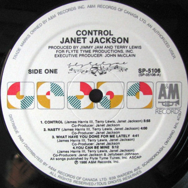 Janet Jackson : Control (LP, Album)