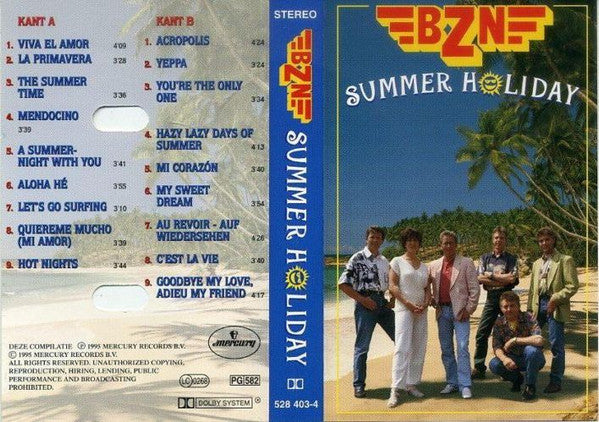 BZN : Summer Holiday (CD, Album, Comp, Ltd + Cass, Album, Comp, Ltd)