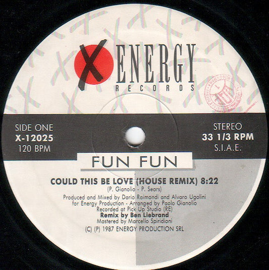 Fun Fun : Could This Be Love (12")