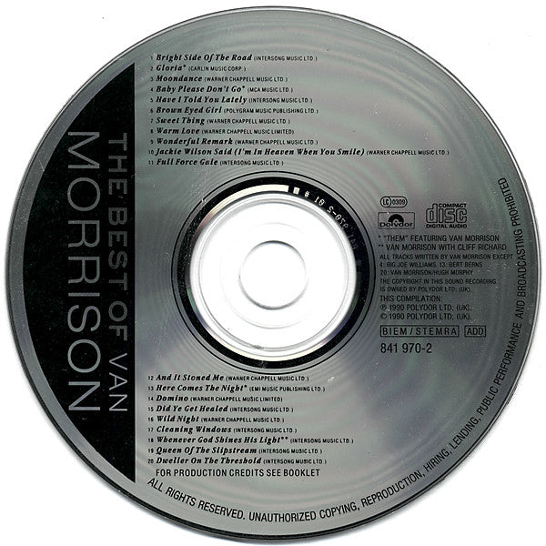 Van Morrison : The Best Of Van Morrison (CD, Comp, RE)