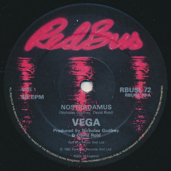 Vega (6) : Nostradamus (12")