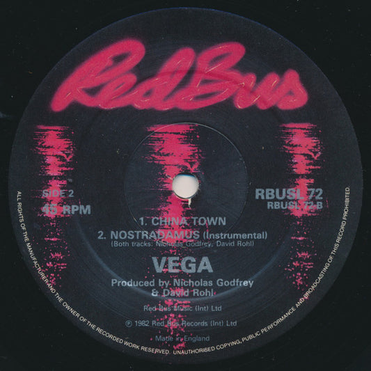 Vega (6) : Nostradamus (12")