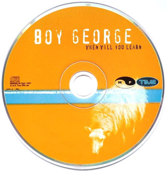 Boy George : When Will You Learn (CD, Single)