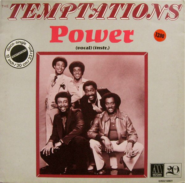The Temptations : Power (12", Maxi)
