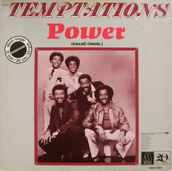 The Temptations : Power (12", Maxi)