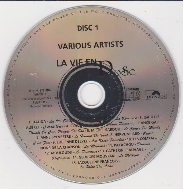 Various : La Vie En Rose - Les Plus Belles Chansons (2xCD, Comp)