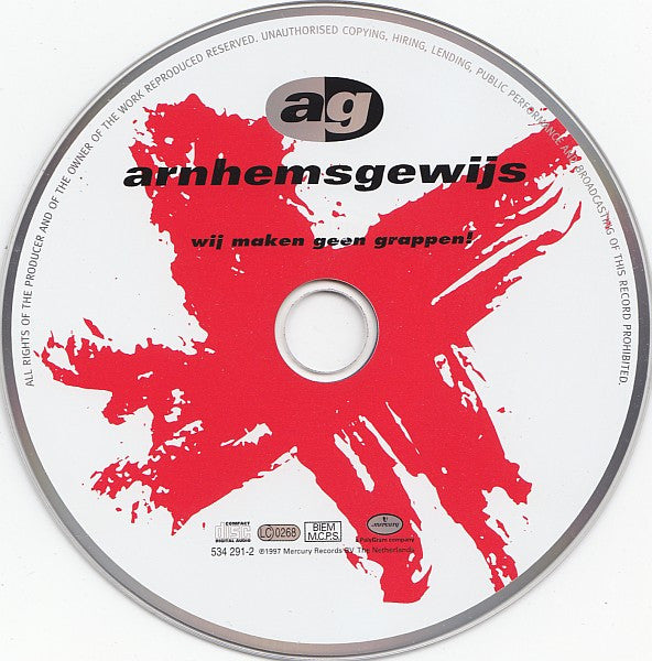 Arnhemsgewijs : Wij Maken Geen Grappen! (CD, Album)
