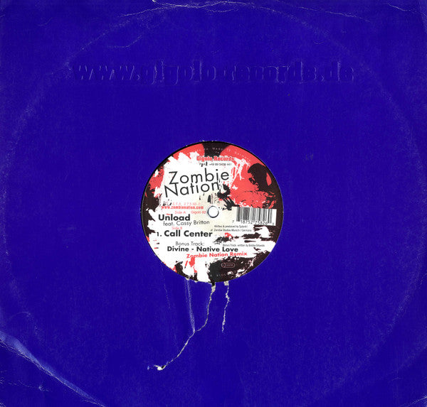 Zombie Nation : Unload (12")