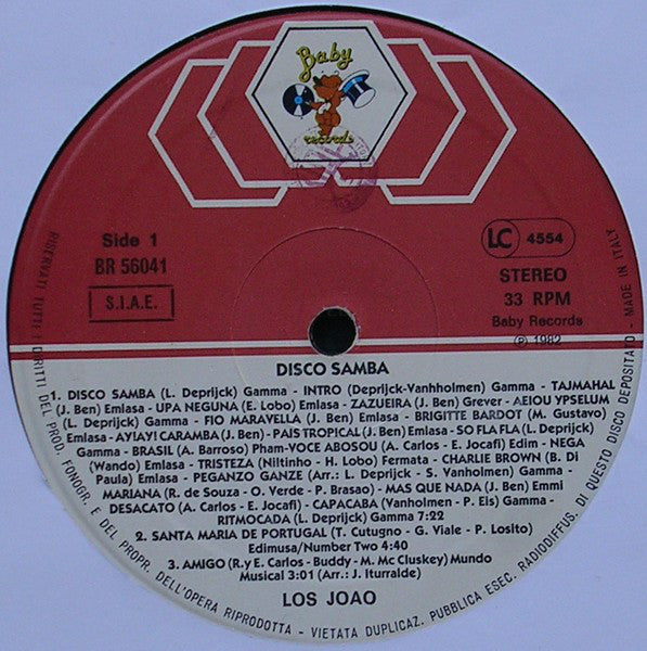 Los João : Disco Samba (LP)