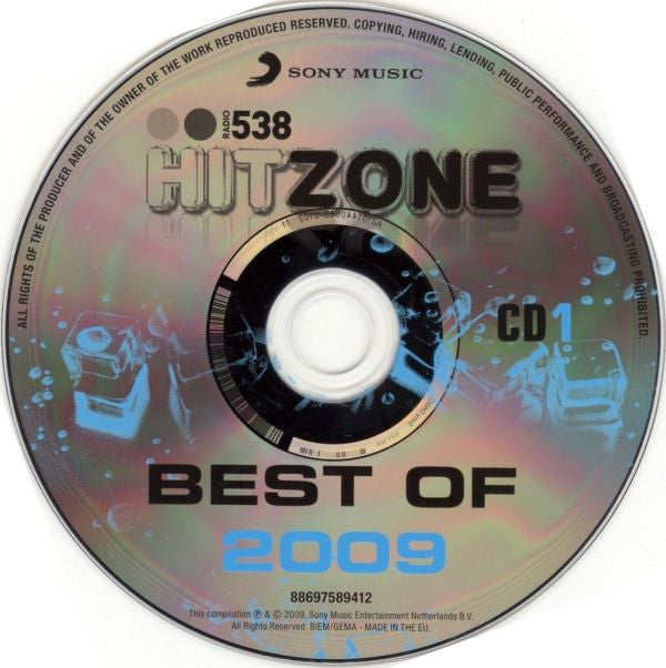 Various : Radio 538 Hitzone Best Of 2009 (2xCD, Comp)