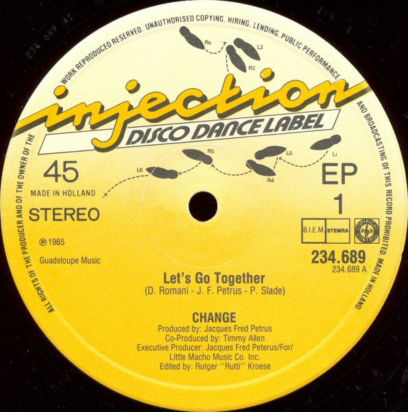 Change : Let's Go Together (12", EP, Maxi)