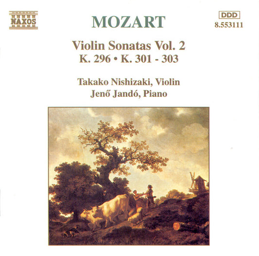 Wolfgang Amadeus Mozart, Takako Nishizaki, Jenö Jandó : Violin Sonatas Vol. 2 K. 296 K. 301-303 (CD)