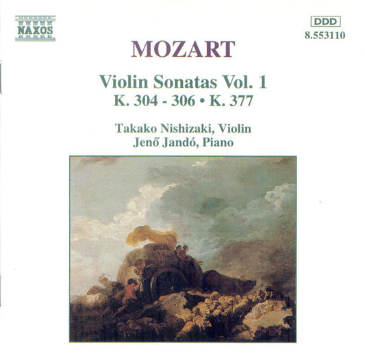 Wolfgang Amadeus Mozart, Takako Nishizaki, Jenö Jandó : Violin Sonatas Vol. 1 (K. 304 - 306 • K. 377) (CD, Album, RE)