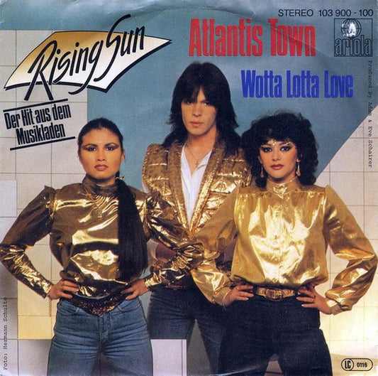 Rising Sun (3) : Atlantis Town (7", Single)
