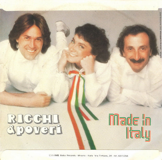 Ricchi E Poveri : Made In Italy (7", Single)