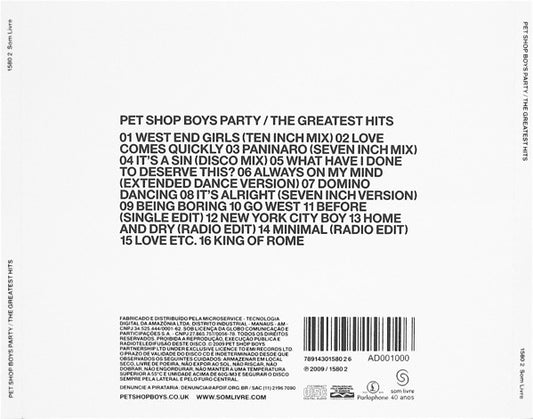 Pet Shop Boys : Party / The Greatest Hits (CD, Comp, MP)