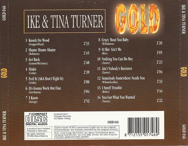 Ike & Tina Turner : Gold (CD, Comp)