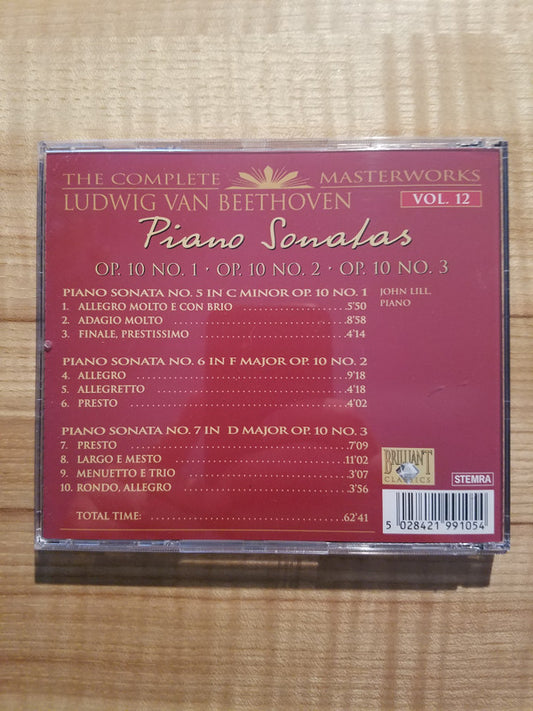 Ludwig van Beethoven : Vol. 12 Piano Sonatas Op. 10. No. 1, 2 & 3 (CD)
