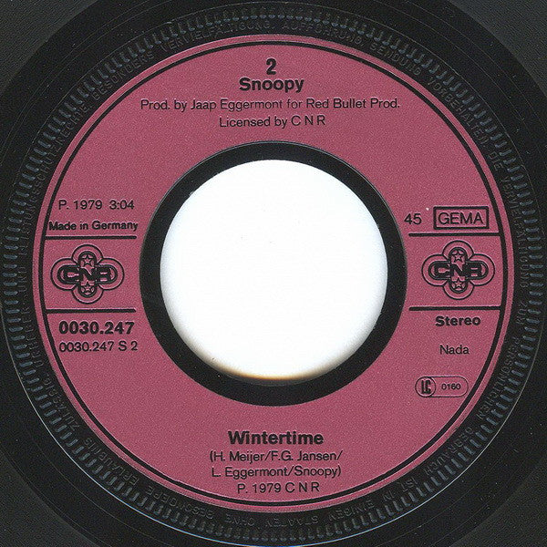 Snoopy (3) : Rain, Snow And Ice (7", Single)