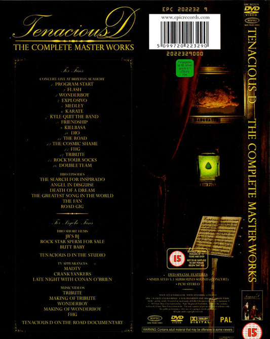Tenacious D : The Complete Master Works (2xDVD-V, PAL)