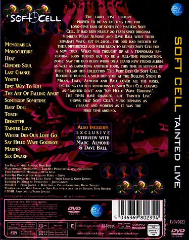 Soft Cell : Tainted Live (DVD-V, RE, Multichannel, PAL)
