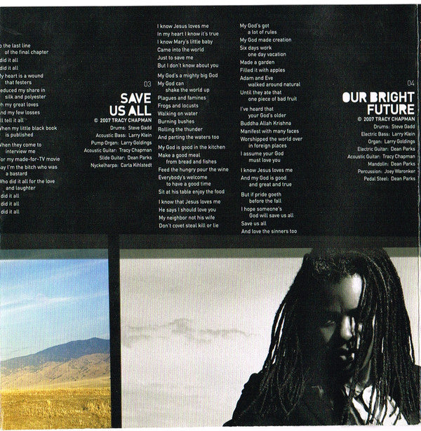 Tracy Chapman : Our Bright Future (CD, Album)