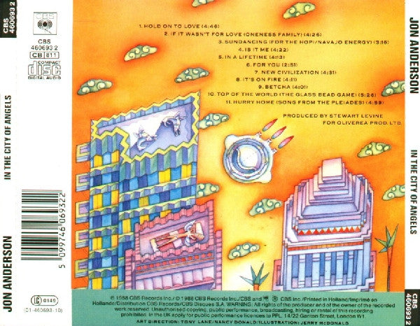 Jon Anderson : In The City Of Angels (CD, Album)